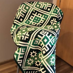 Baltic Throw Blanket Spring Mosaic Overlay (CROCHET PATTERN)