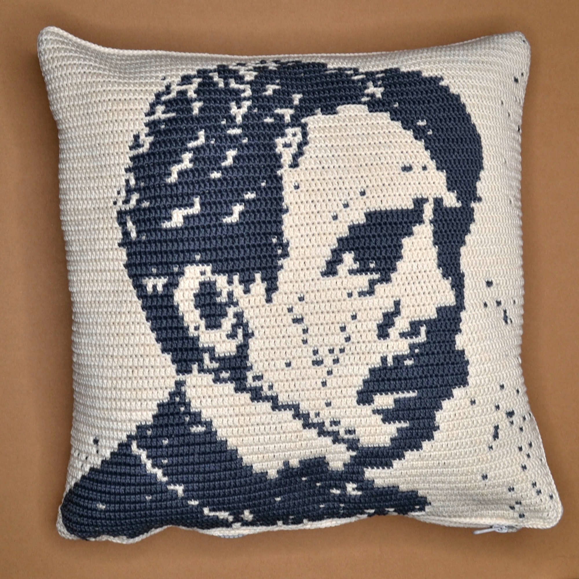 Ciurlionis Portrait: Mosaic Crochet – Free Pattern Schema